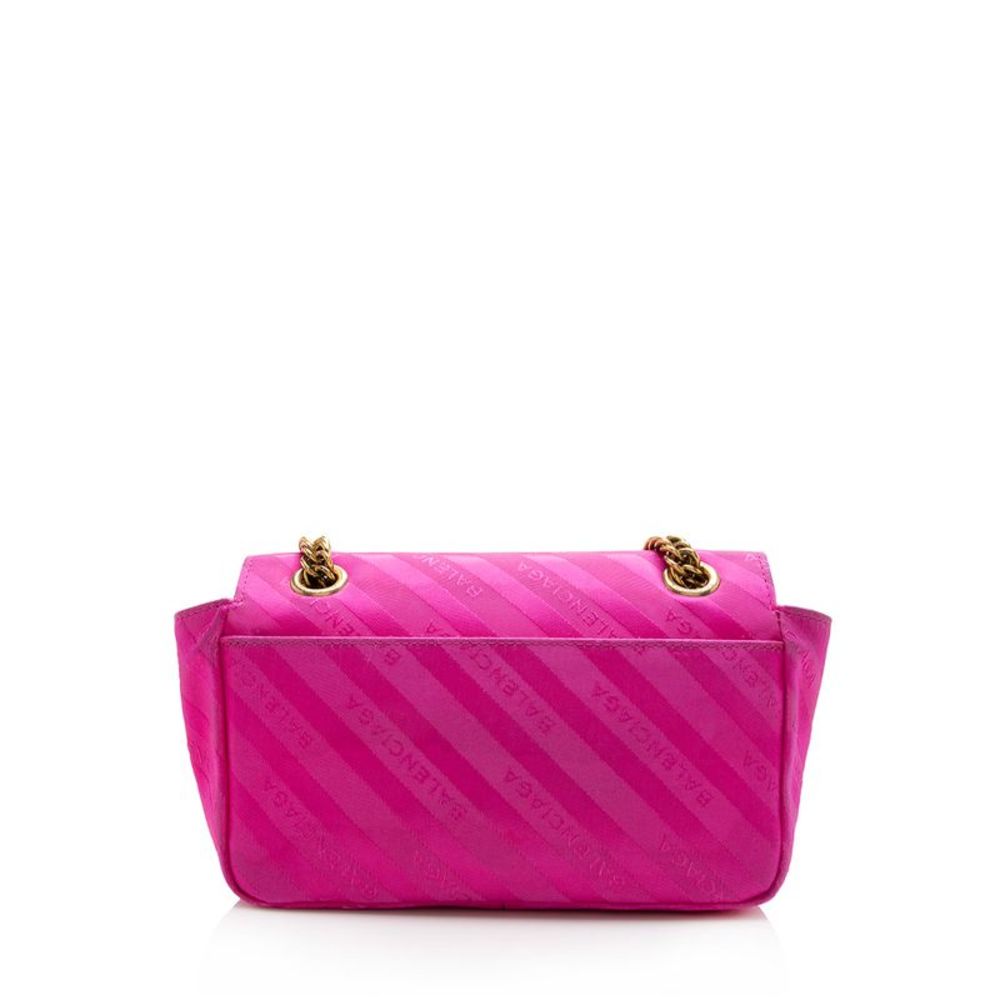 Balenciaga Satin Jacquard BB S Round Shoulder Bag - FINAL SALE - Picture 3 of 15